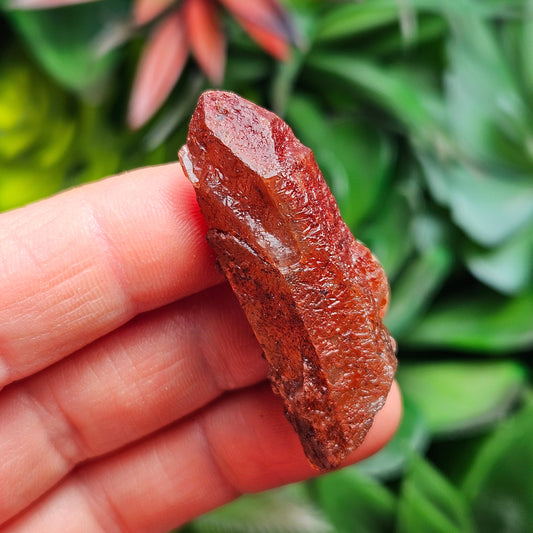 Red Quartz Crystal