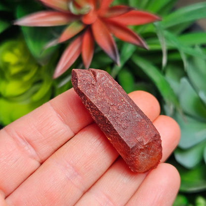 Red Quartz Crystal