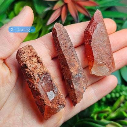 Red Quartz Crystal