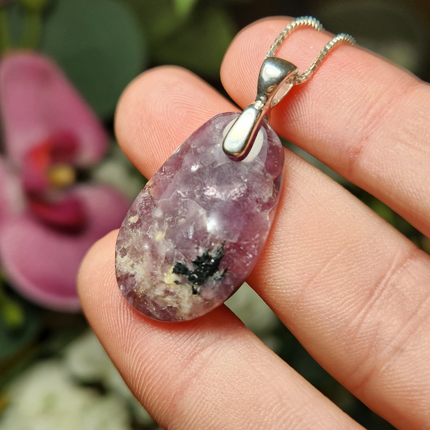 Lepidolite Pendant