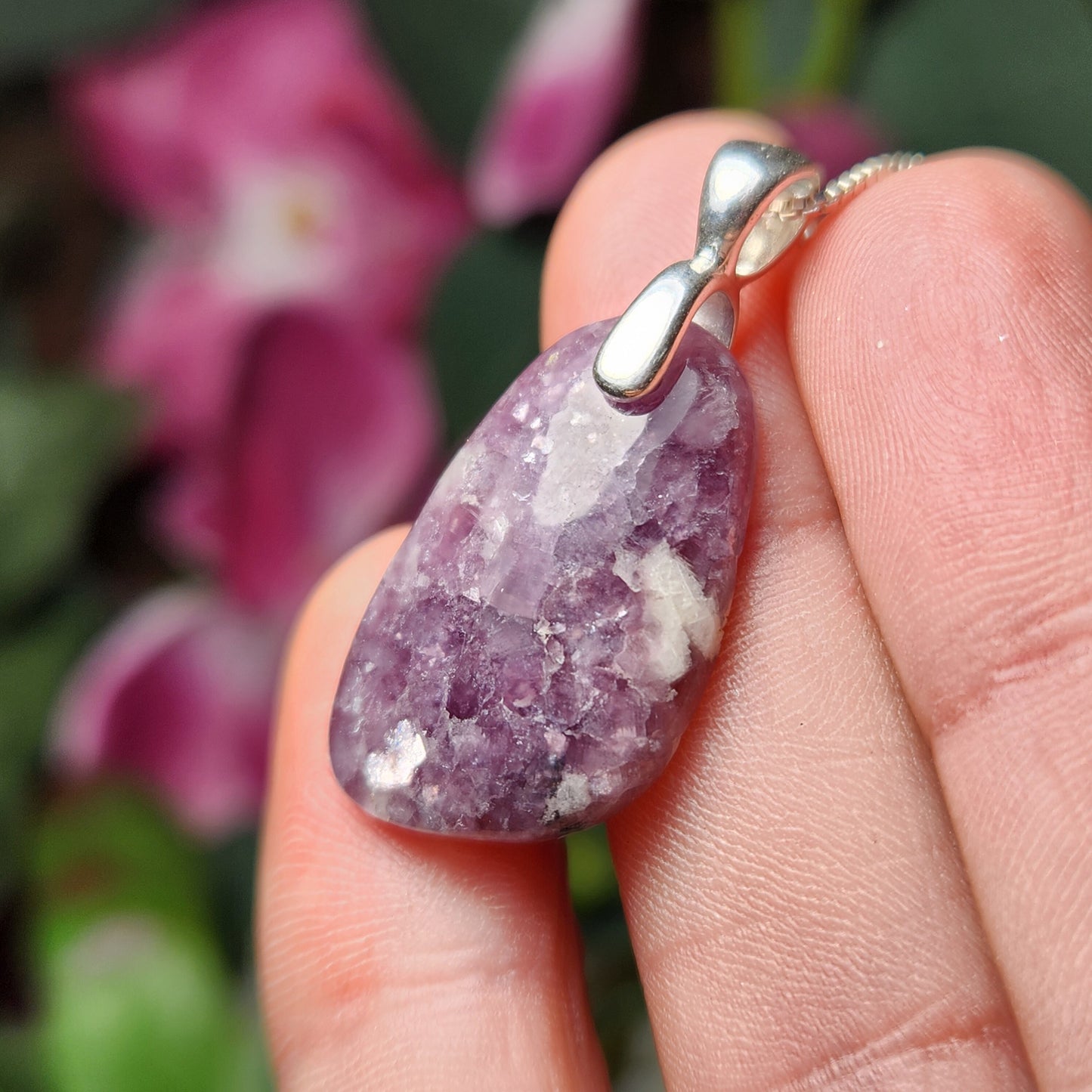 Lepidolite Pendant