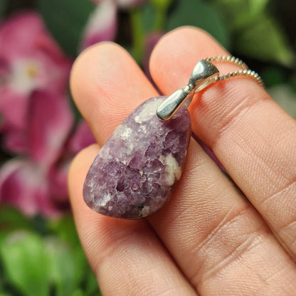 Lepidolite Pendant