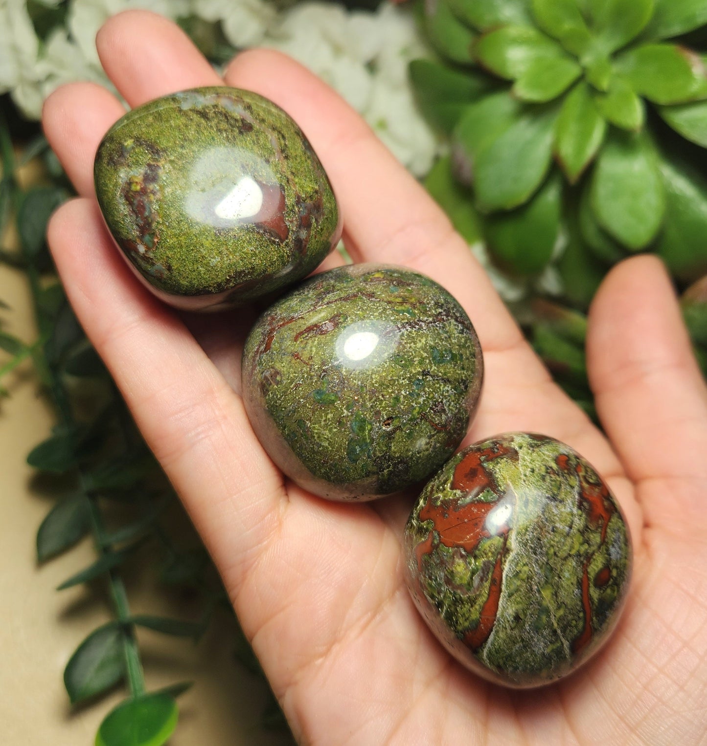Dragon Bloodstone / Dragon Stone / Dragons Bloodstone / Dragon Bloodstone Palm / Dragon Blood Stone / Dragon Stone Rock / Dragon Crystal