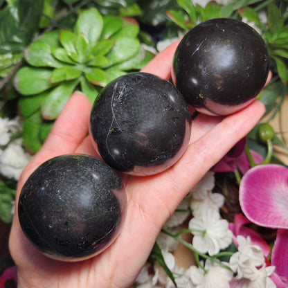 Black Tourmaline Sphere