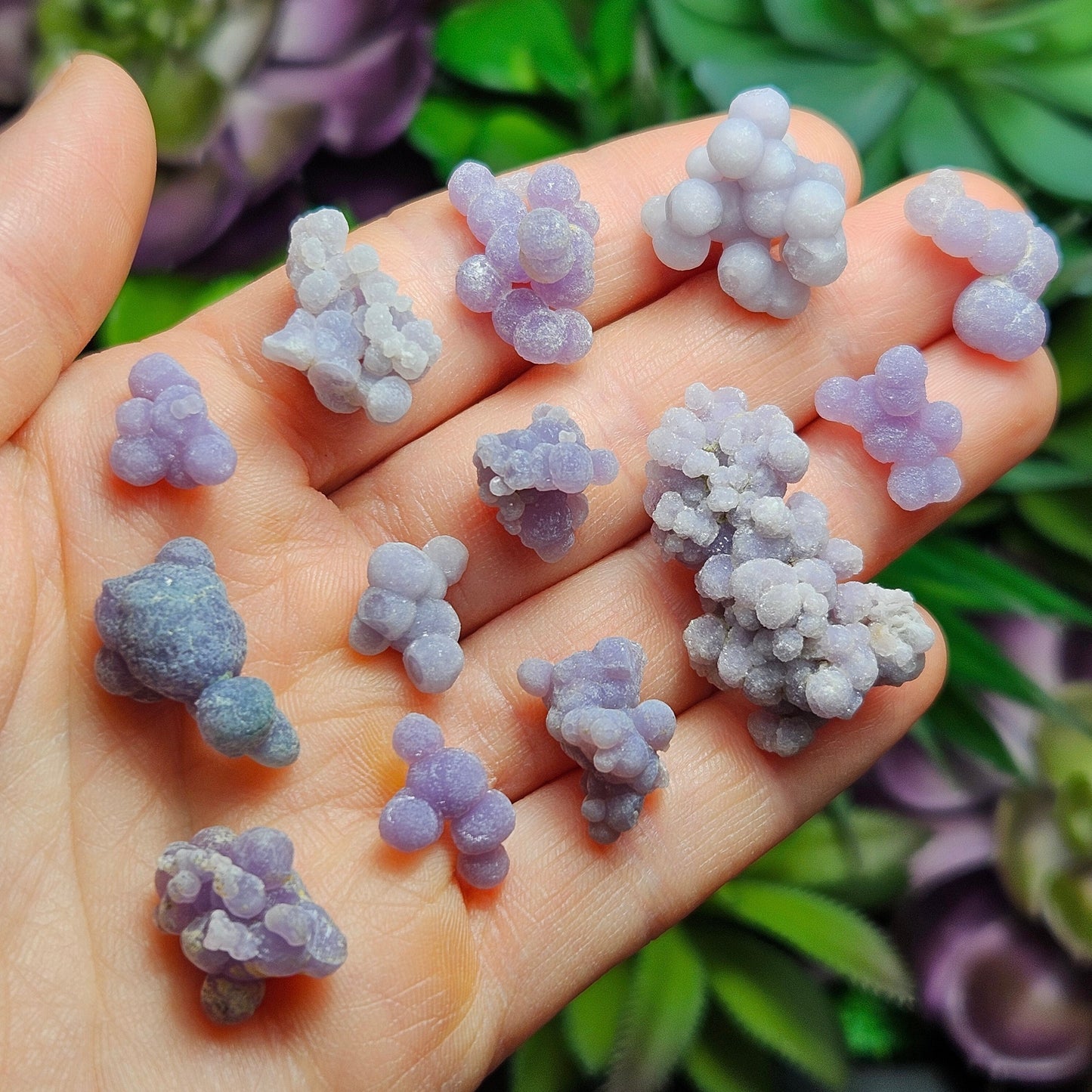 Grape Agate Cluster, Raw Grape Agate Specimen