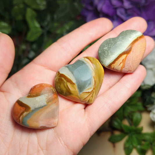 Polychrome Jasper Heart