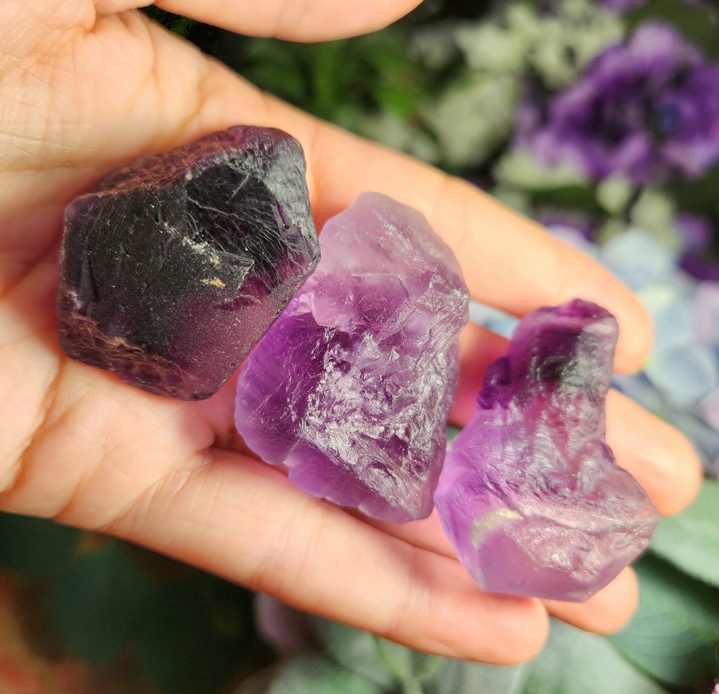 Purple Fluorite Crystal