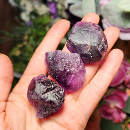 Purple Fluorite Crystal