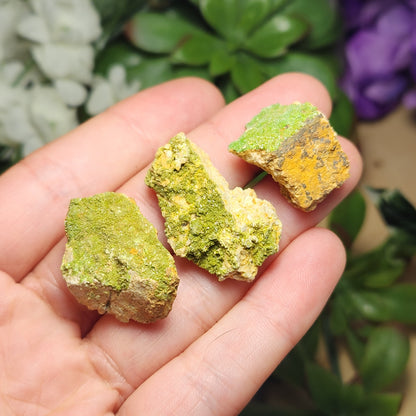 Raw Pyromorphite Crystal, Pyromorphite Cluster on Matrix