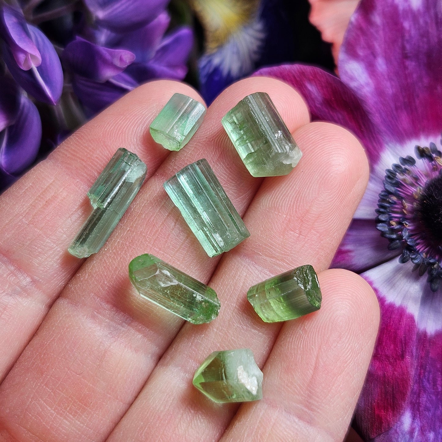 Green Tourmaline Crystal