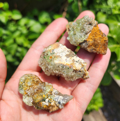 Hyalite Opal and Smoky Quartz