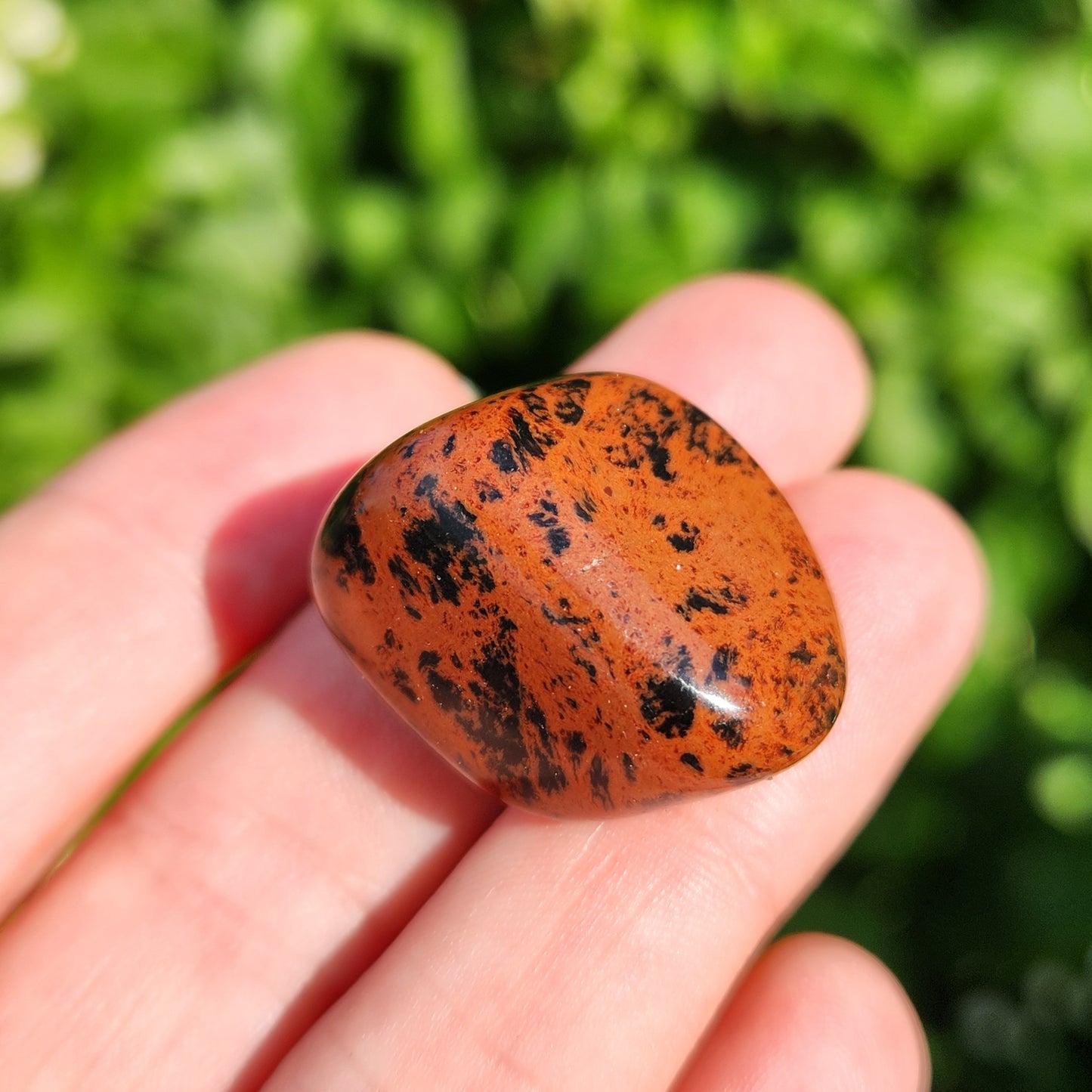 Mahogany Obsidian Stone (0.75"+), Tumbled Obsidian