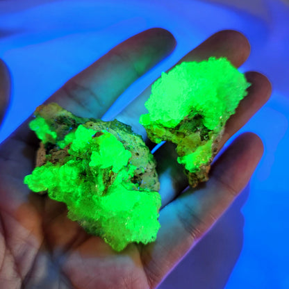 Hyalite Opal and Smoky Quartz