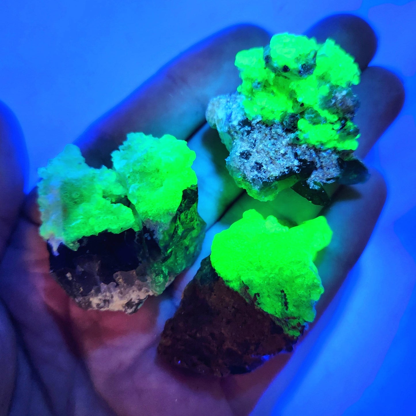 Hyalite Opal and Smoky Quartz