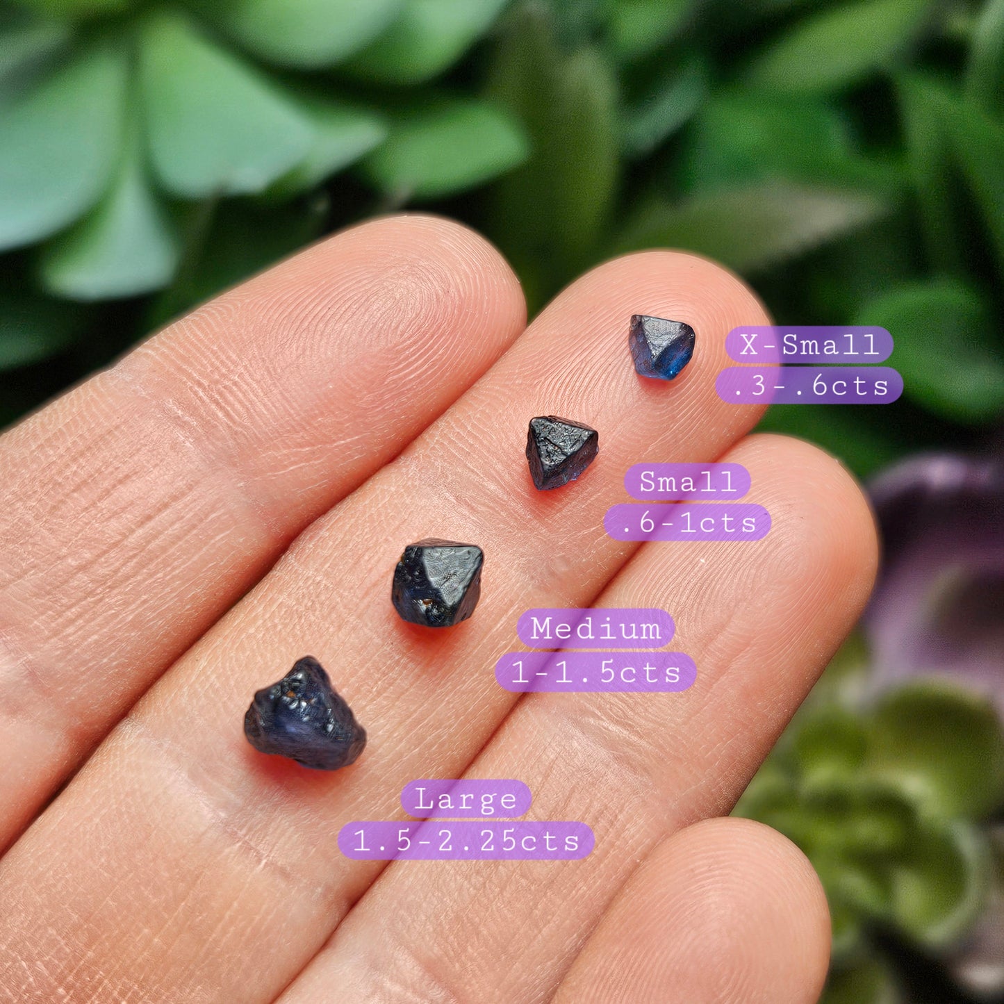 Blue Spinel Crystal