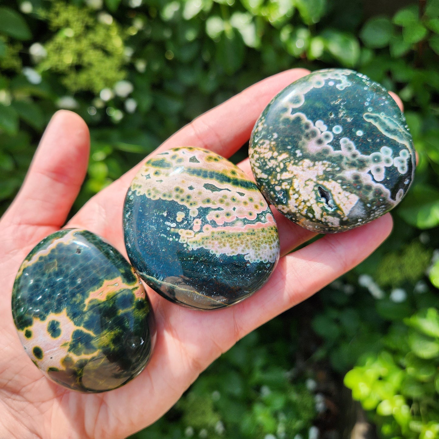Ocean Jasper Palm Stone
