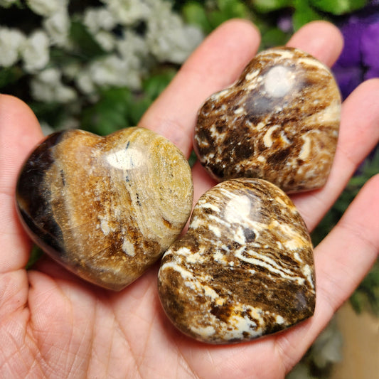 Black Opal Heart