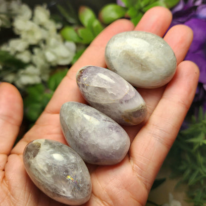 Chevron Amethyst Palm Stone
