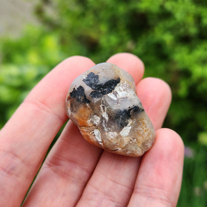 Black Tourmaline & Moonstone