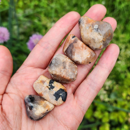 Black Tourmaline & Moonstone