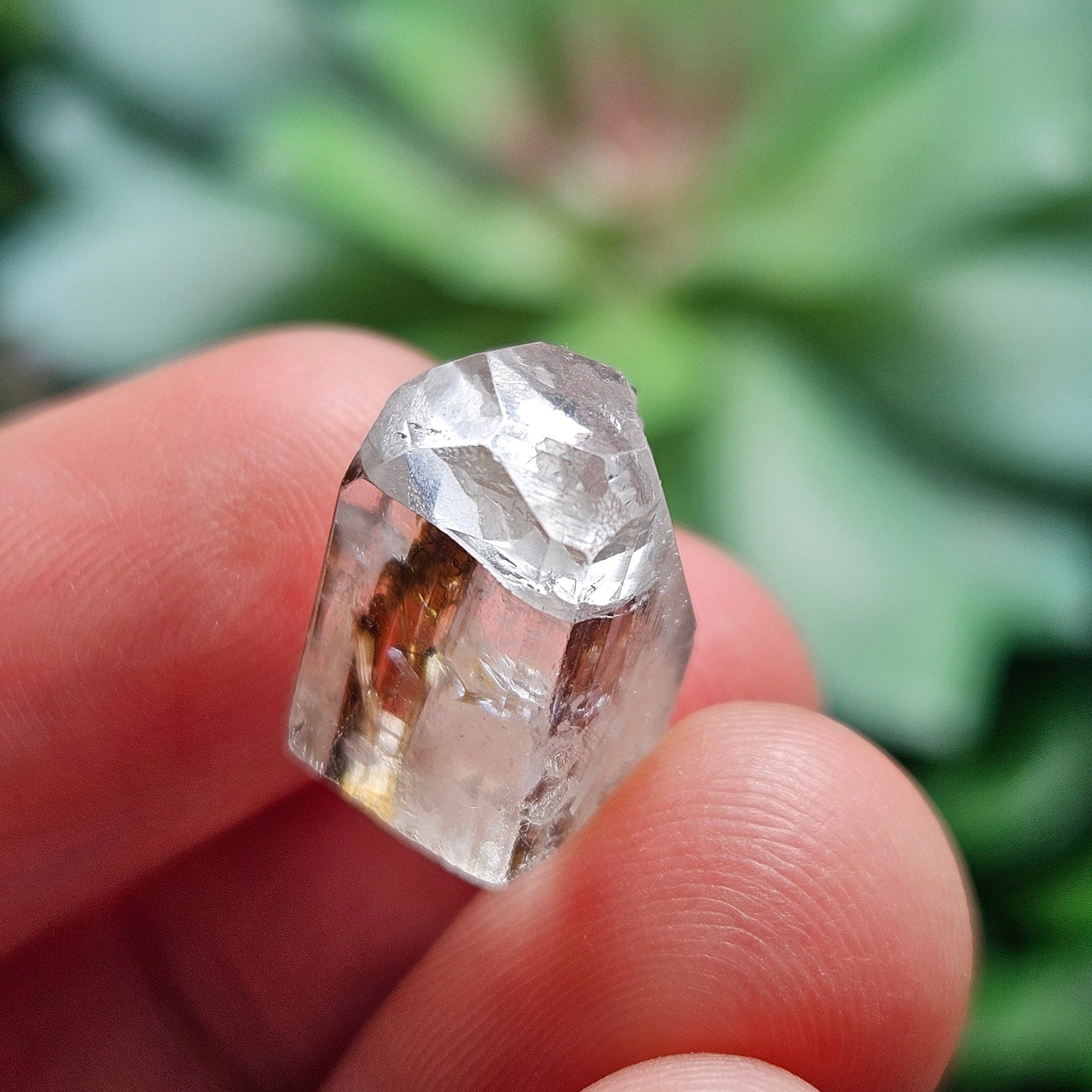 Clear Topaz with Tourmaline Blades – Rare Pakistan Raw Crystal Specimen Combo