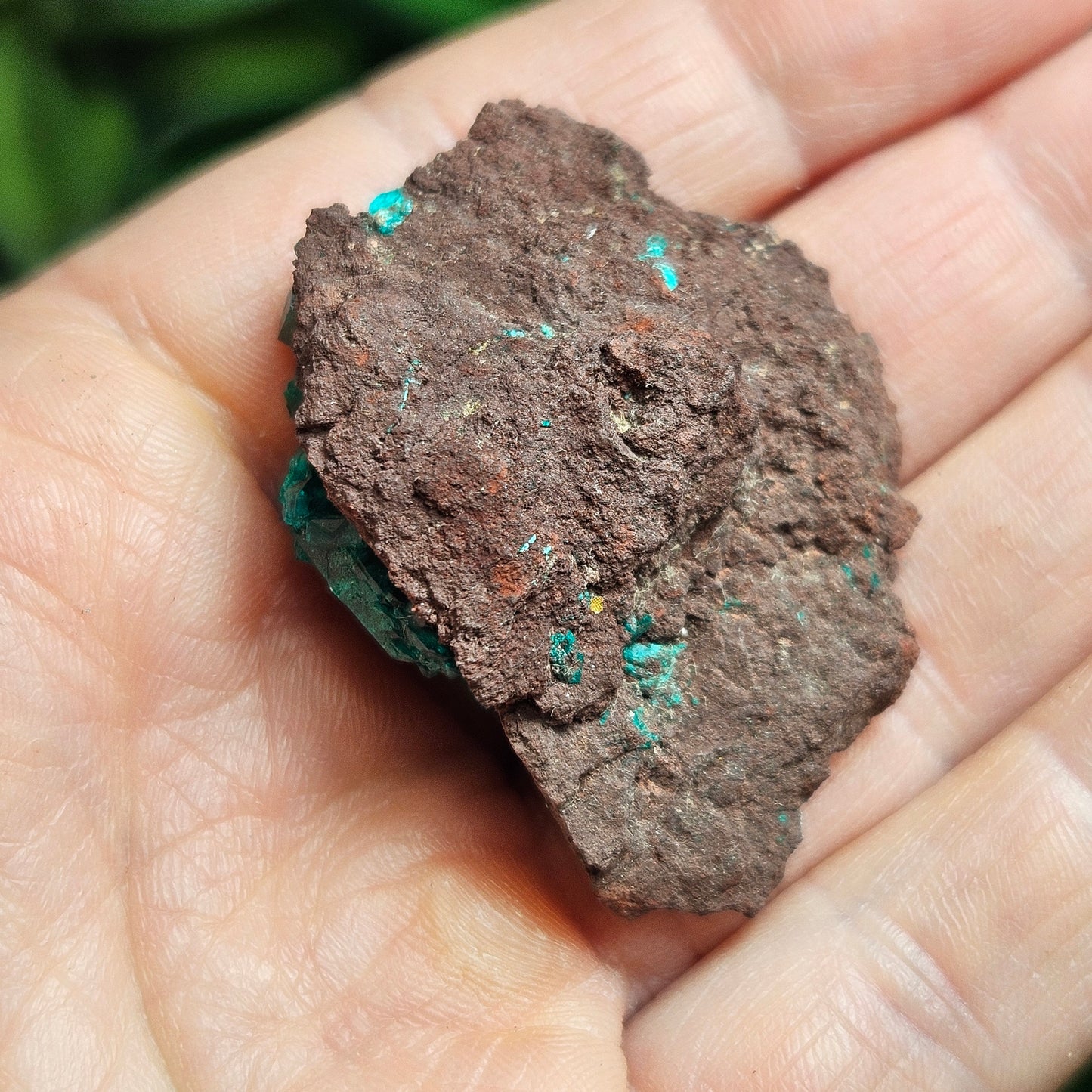 Dioptase Crystal Specimen 15.48g, Raw Congo Dioptase Stone