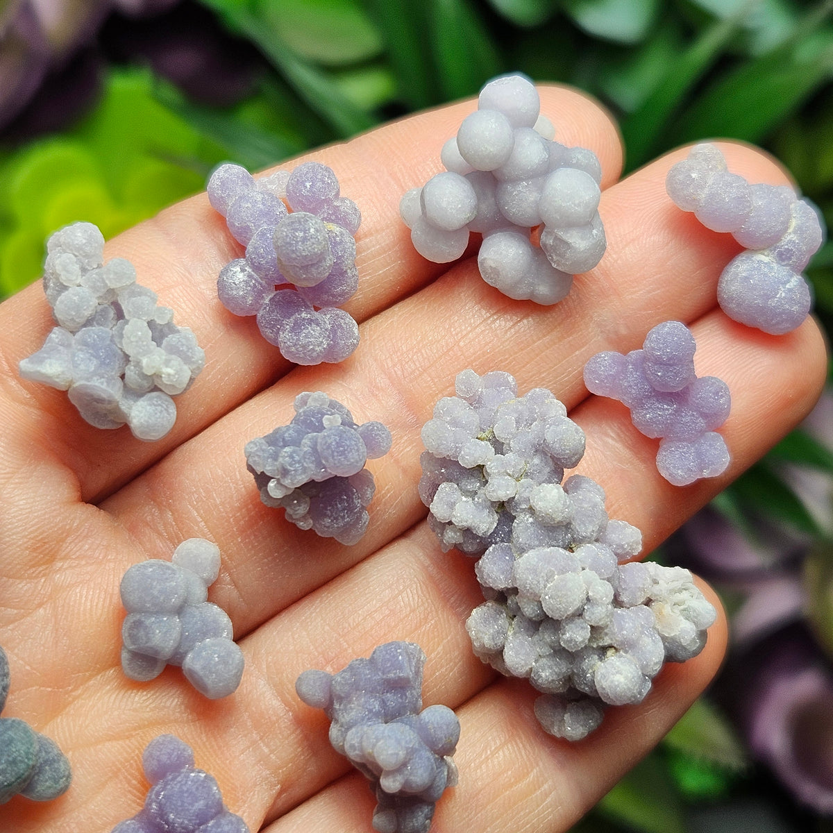 Grape Agate Crystal Cluster