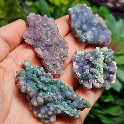 Grape Agate Crystal Cluster