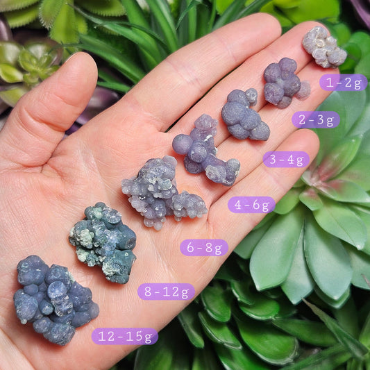 Grape Agate Crystal Cluster