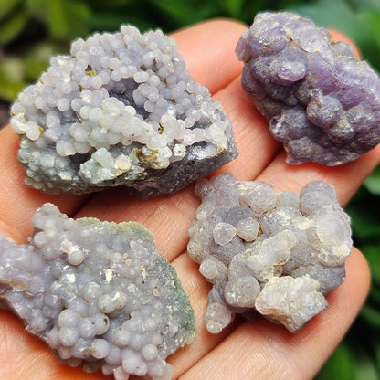 Grape Agate Crystal Cluster