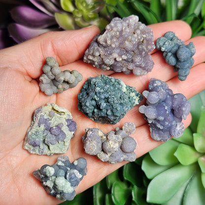Grape Agate Crystal Cluster