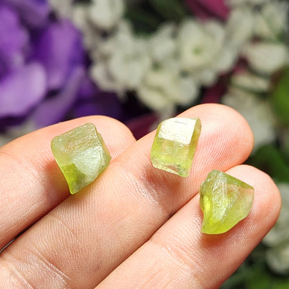 Etched Peridot Crystal