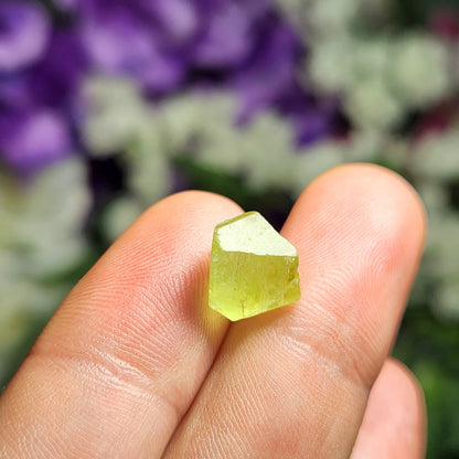 Etched Peridot Crystal