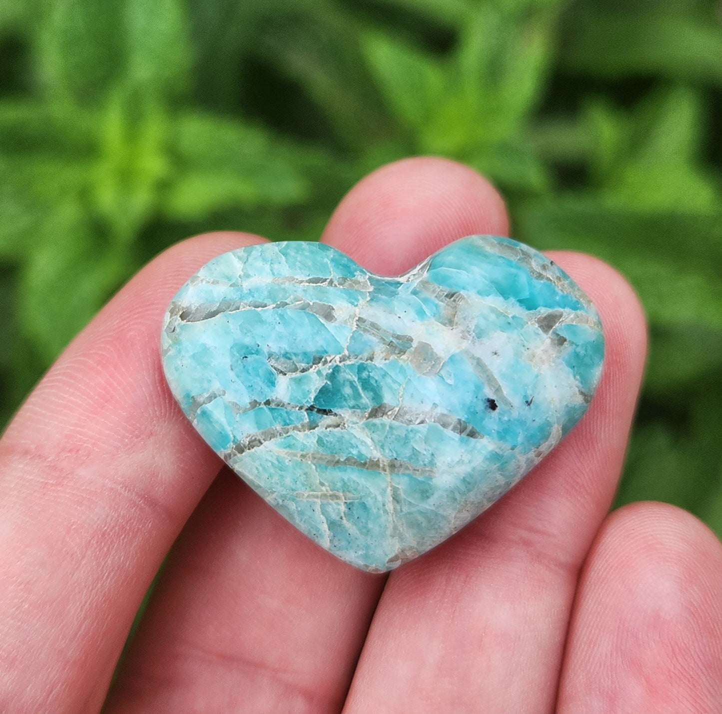 Amazonite Heart