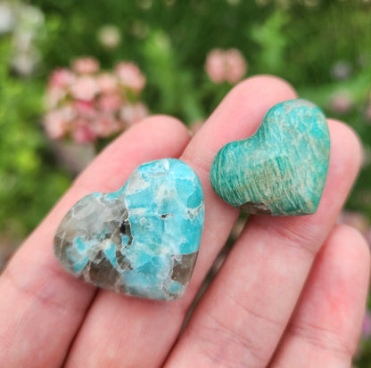 Amazonite Heart