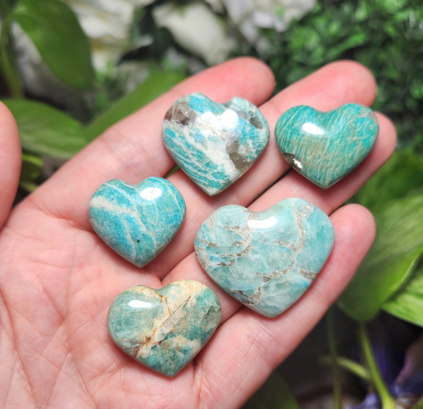 Amazonite Heart