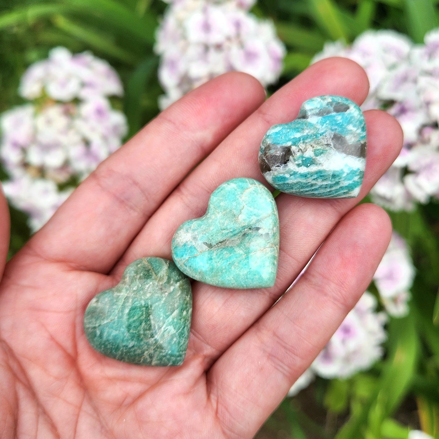 Amazonite Heart