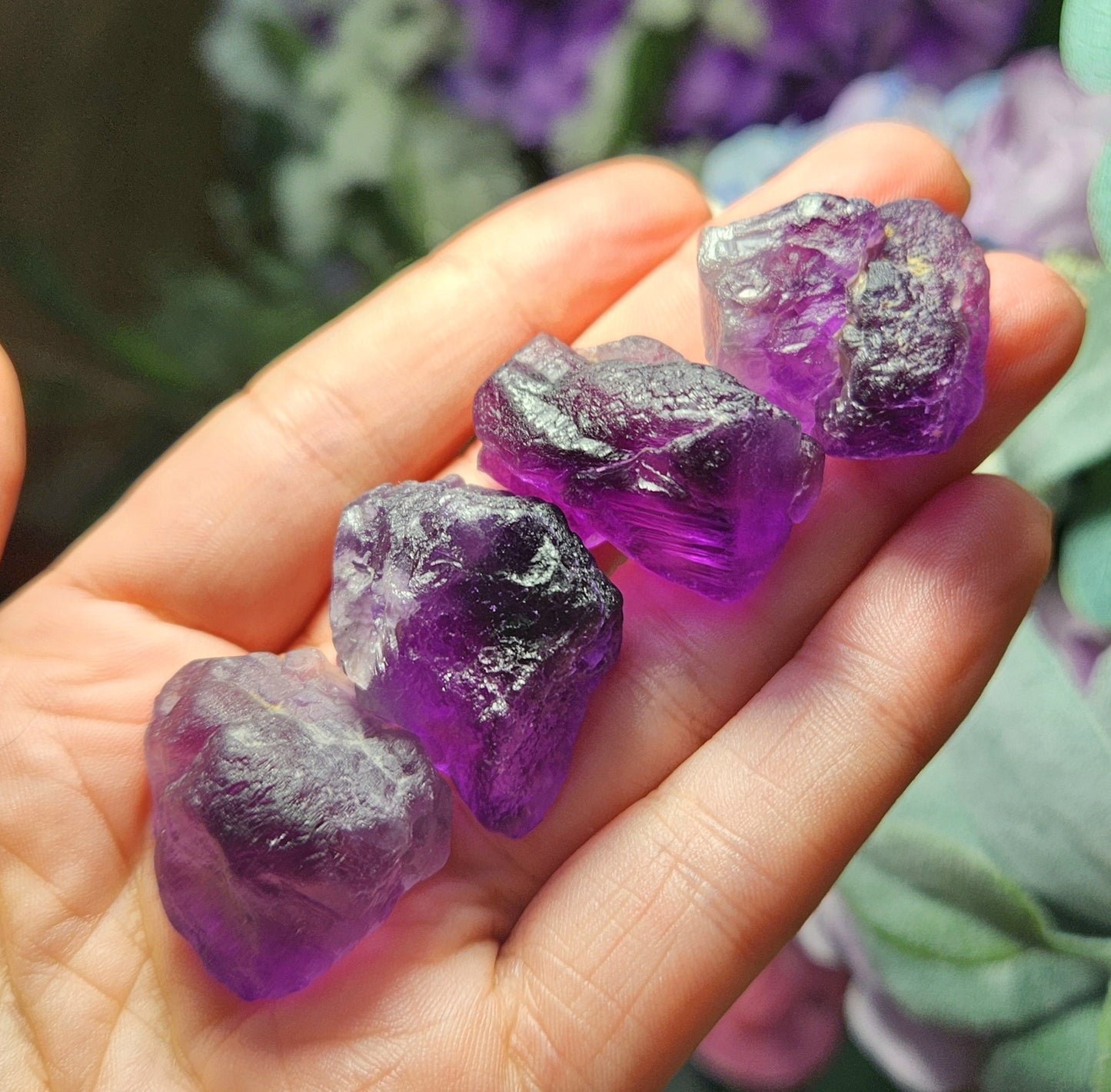 Purple Fluorite Crystal