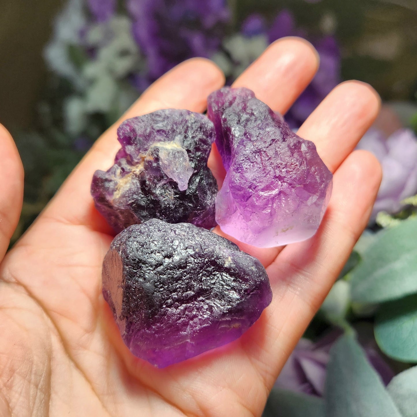 Purple Fluorite Crystal