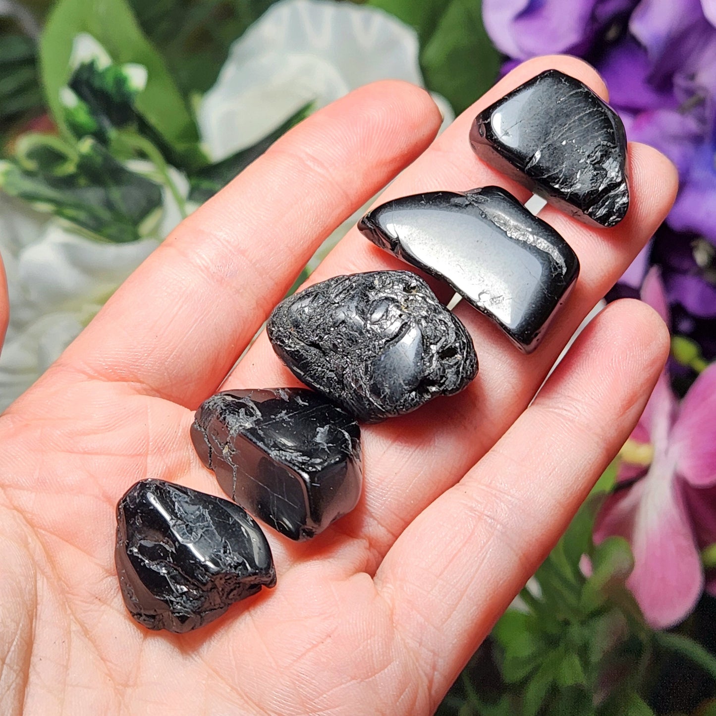 Black Tourmaline Tumbled