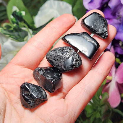 Black Tourmaline Tumbled