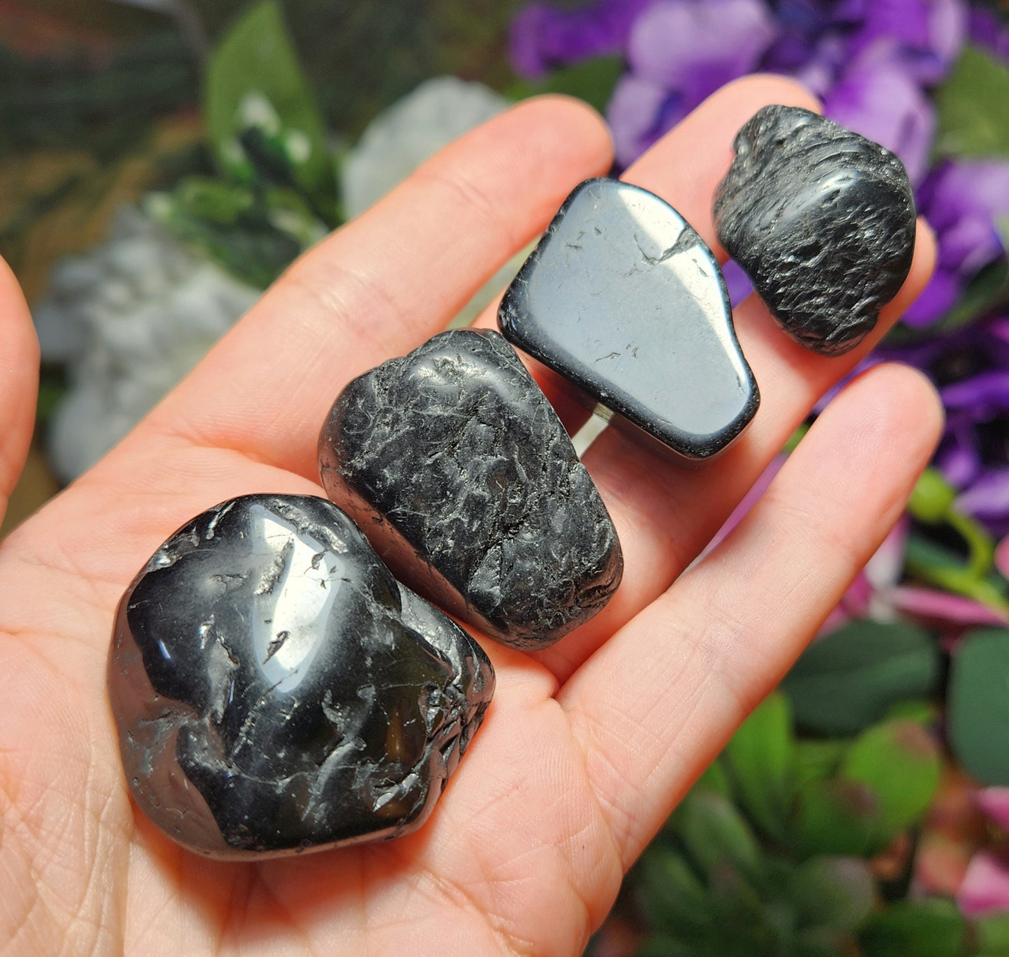 Black Tourmaline Tumbled
