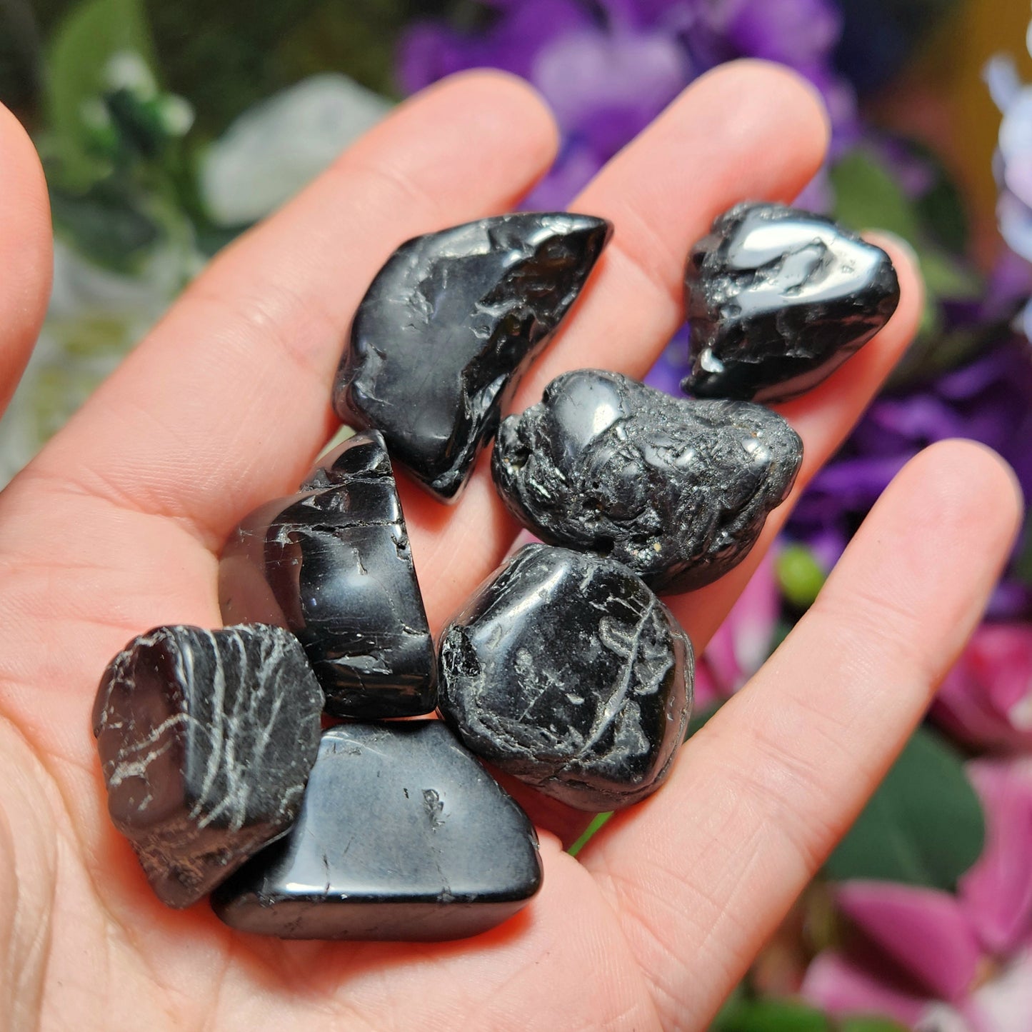 Black Tourmaline Tumbled