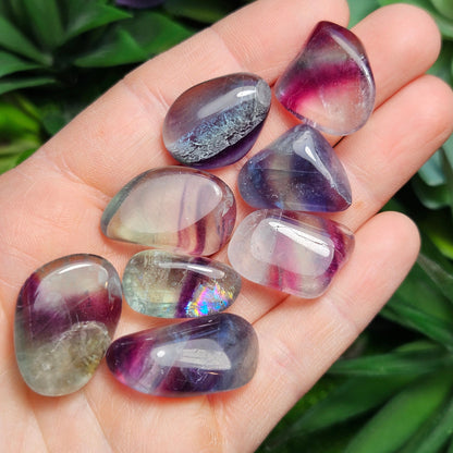 Rainbow Fluorite Crystal