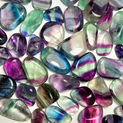 Rainbow Fluorite Crystal