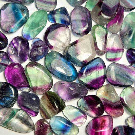 Rainbow Fluorite Crystal