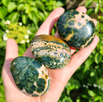 Ocean Jasper Palm Stone