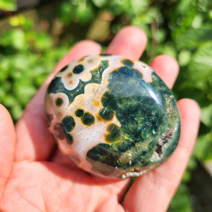 Ocean Jasper Palm Stone