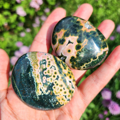 Ocean Jasper Palm Stone