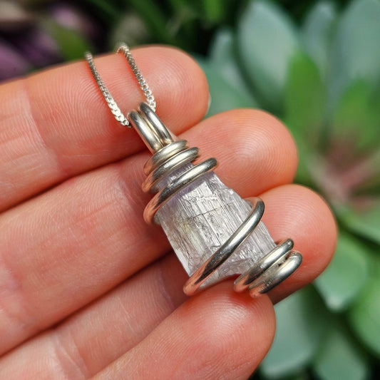RARE Colorless Tanzanite Pendant